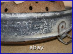 Ww2 German helmet liner. Metal. Casque en acier. 1944. Taille 64/56