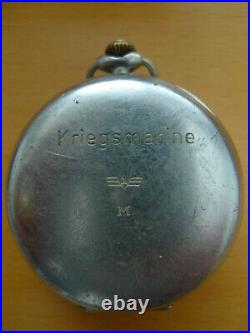 Ww2 Leonidas Kriegsmarine Rare Chronograph Chronometre U Boot Stopwatch Original