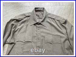Ww2 US Chemise Officier AAF casque medic veste Lorraine Metz airborne 29th 101st