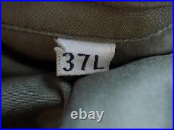 Ww2 Us Army Overcoat Field Officer's Od7 37l 1944 Impermeable Materiel Original