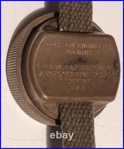 Ww2 Us Boussole De Poignée Militaire Américaine L2 Avec Bracelet Compass Para