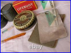 Ww2 Us Lot 10 Éléments D'hygiène/divers Soldat Militaire Américain 39-45 Lot 14