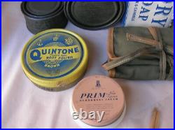 Ww2 Us Lot 11 Éléments D'hygiène/divers Du Soldat Militaire Américain 39-45 8