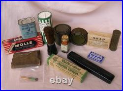Ww2 Us Lot 14 Éléments D'hygiène/divers Soldat Militaire Américain 39-45 Lot 9