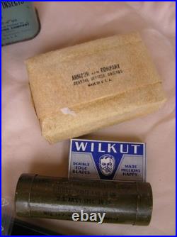Ww2 Us Lot 14 Éléments D'hygiène/divers Soldat Militaire Américain 39-45 Lot 9