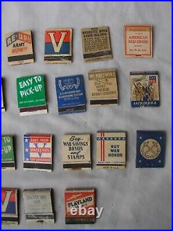 Ww2 Us Lot De 28 Paquets D'allumettes Américaines Secondes Guerre Mondiale Rare