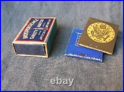 Ww2 Us Lot De 28 Paquets D'allumettes Américaines Secondes Guerre Mondiale Rare