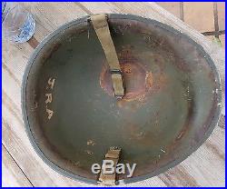 Ww2 casque us m1 wac infirmier helmet liner chinstrap m1c m2 fixed dale wwii