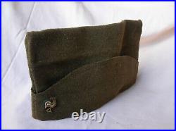 Ww2/prewar France Calot Bonnet De Police M18 De Libération Avec Broche Coq Bbr Ww2/prewar France Calot Bonnet De Police M18 De Libération Avec Broche Coq Bbr