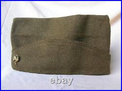 Ww2/prewar France Calot Bonnet De Police M18 De Libération Avec Broche Coq Bbr Ww2/prewar France Calot Bonnet De Police M18 De Libération Avec Broche Coq Bbr