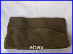 Ww2/prewar France Calot Bonnet De Police M18 De Libération Avec Broche Coq Bbr Ww2/prewar France Calot Bonnet De Police M18 De Libération Avec Broche Coq Bbr