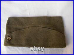 Ww2/prewar France Calot Bonnet De Police M18 De Libération Avec Broche Coq Bbr Ww2/prewar France Calot Bonnet De Police M18 De Libération Avec Broche Coq Bbr