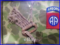 Ww2 us T5 Parachute airborne d day original paratrooper relic st mere eglise