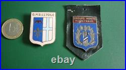 Ww II / Lot 2 Insignes G. M. R Police (epoque Marechal Petain) Rare