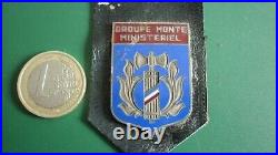 Ww II / Lot 2 Insignes G. M. R Police (epoque Marechal Petain) Rare