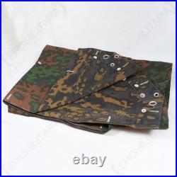 Zeltbahn Réversible Allemand de la Seconde Guerre mondiale Oakleaf Camo Rep