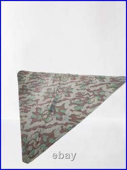 Zeltbahn Wehrmacht WW2 originale. Camouflage Splittertarn. Poncho tente 1940s