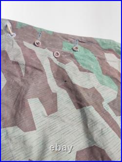 Zeltbahn Wehrmacht WW2 originale. Camouflage Splittertarn. Poncho tente 1940s