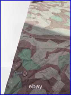 Zeltbahn Wehrmacht WW2 originale. Camouflage Splittertarn. Poncho tente 1940s